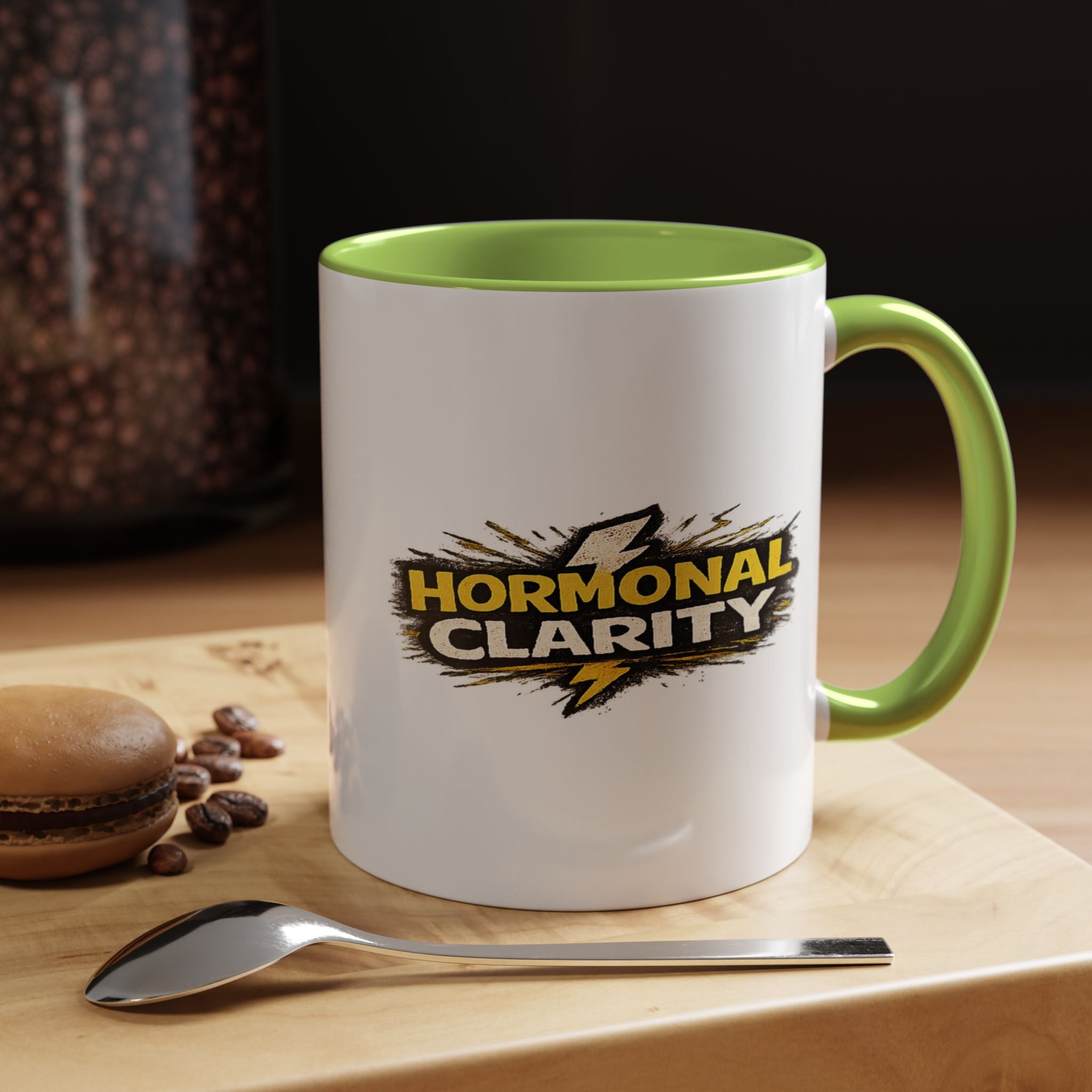 "Hormonal clarity" Coffee Mug  Accent Ceramic Mug (11oz)